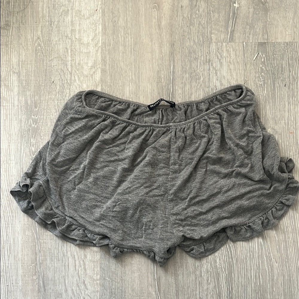 Brandy ruffle lounge shorts
